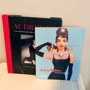 AUDREY HEPBURN Books Hardcover Softcover Bundle Audrey 100 + The Paramount Years